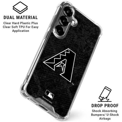 MLB Arizona Diamondbacks Dark Wash Galaxy S26 Clear Case