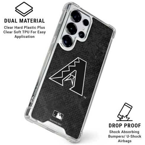 MLB Arizona Diamondbacks Dark Wash Galaxy S26 Ultra Clear Case