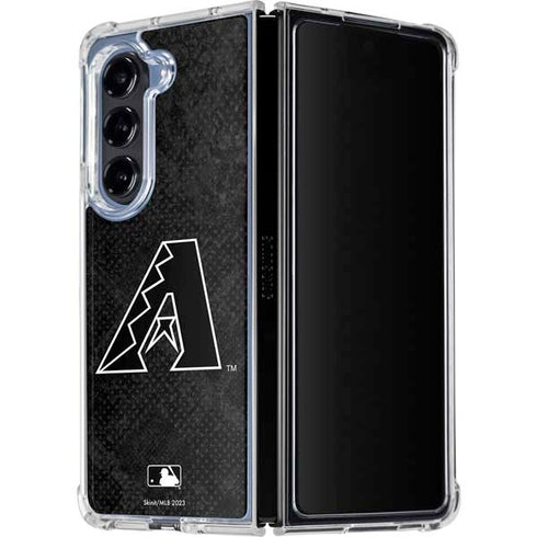 MLB Arizona Diamondbacks Dark Wash Galaxy Z Fold5 5G Clear Case