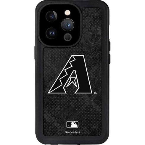 MLB Arizona Diamondbacks Dark Wash iPhone 15 Pro Waterproof Case