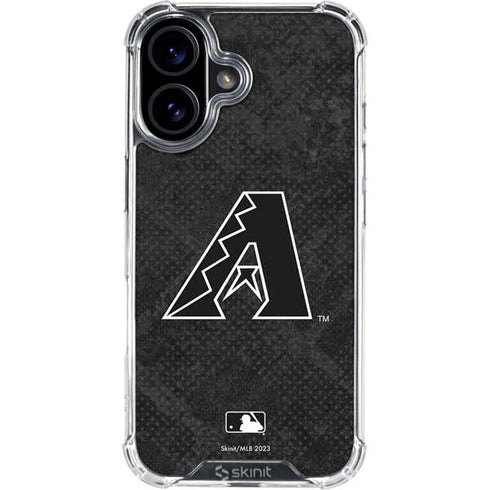 MLB Arizona Diamondbacks Dark Wash iPhone 16 Plus Clear Case
