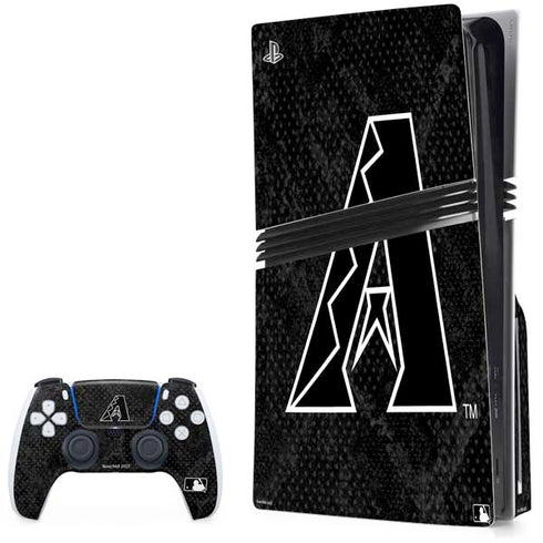 MLB Arizona Diamondbacks Dark Wash PS5 Pro Disk Bundle Skin