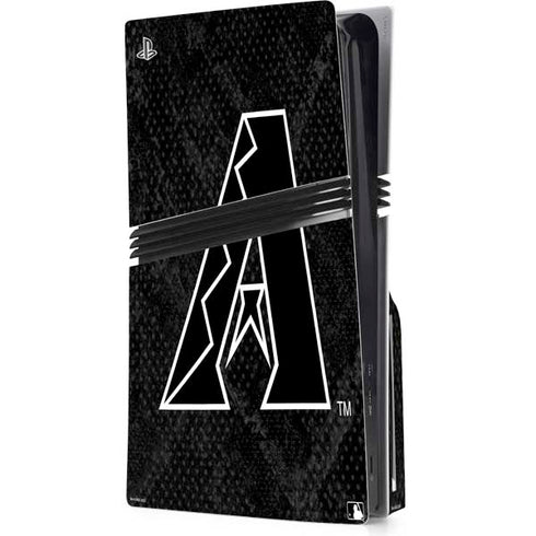 MLB Arizona Diamondbacks Dark Wash PS5 Pro Disk Console Skin