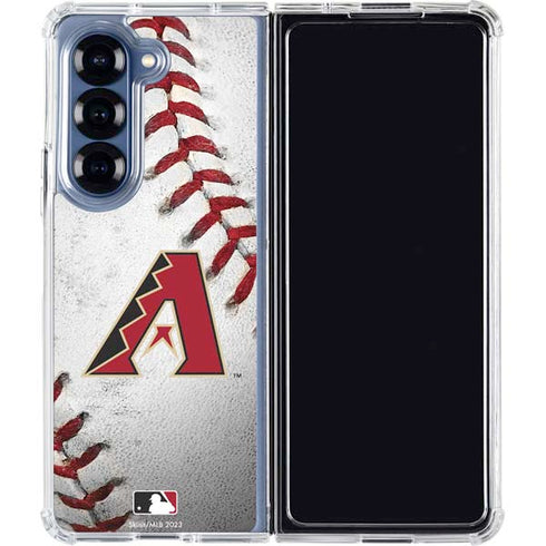 MLB Arizona Diamondbacks Game Ball Galaxy Z Fold6 Clear Case