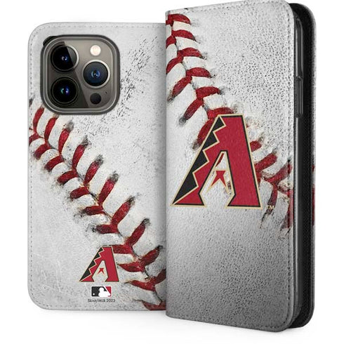 MLB Arizona Diamondbacks Game Ball iPhone 14 Pro Folio Case