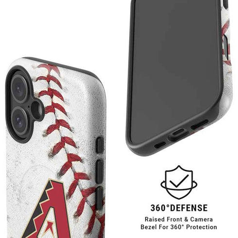 MLB Arizona Diamondbacks Game Ball iPhone 16 Plus Magsafe Impact Case