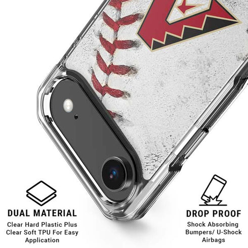 MLB Arizona Diamondbacks Game Ball iPhone 17 Air Clear Case