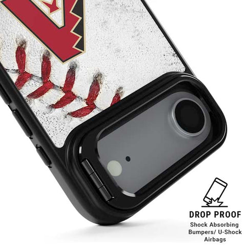 MLB Arizona Diamondbacks Game Ball iPhone 17 Air Kickstand Case
