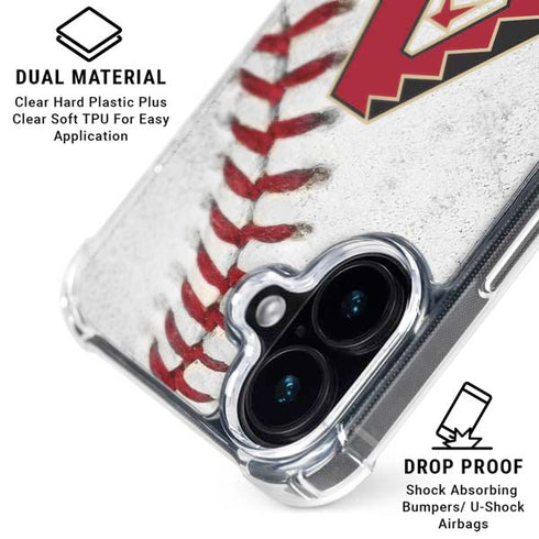MLB Arizona Diamondbacks Game Ball iPhone 17 Clear Case