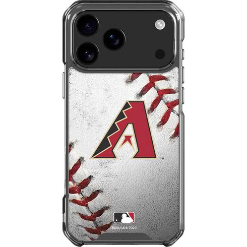 MLB Arizona Diamondbacks Game Ball iPhone 17 Pro Max Clear Case