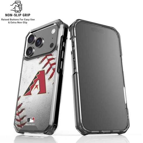 MLB Arizona Diamondbacks Game Ball iPhone 17 Pro Max Clear Case