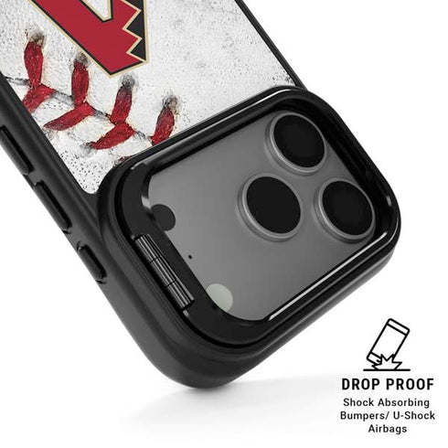 MLB Arizona Diamondbacks Game Ball iPhone 17 Pro Max Kickstand Case