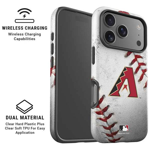 MLB Arizona Diamondbacks Game Ball iPhone 17 Pro Max Magsafe Impact Case
