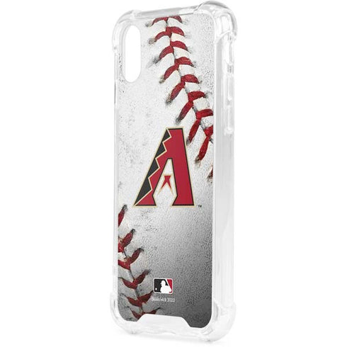 MLB Arizona Diamondbacks Game Ball iPhone XS Clear Case