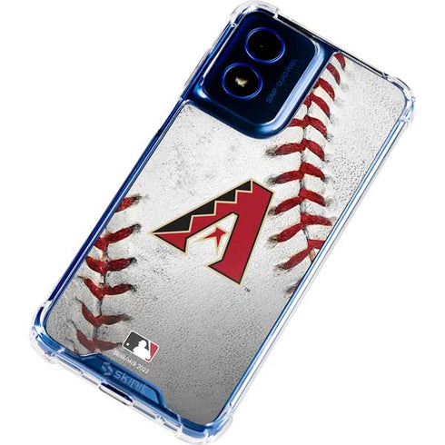 MLB Arizona Diamondbacks Game Ball Moto G 5G (2024) Clear Case