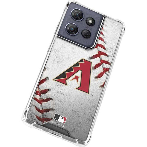 MLB Arizona Diamondbacks Game Ball Moto G Power 5G (2025) Clear Case