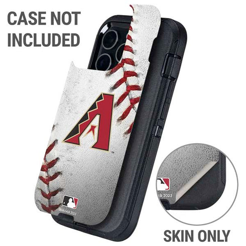 MLB Arizona Diamondbacks Game Ball Otterbox Defender iPhone Skin