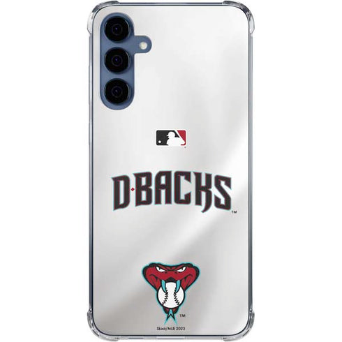MLB Arizona Diamondbacks Home Jersey Galaxy A55 5G Clear Case