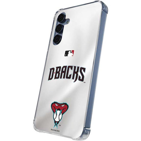 MLB Arizona Diamondbacks Home Jersey Galaxy A55 5G Clear Case