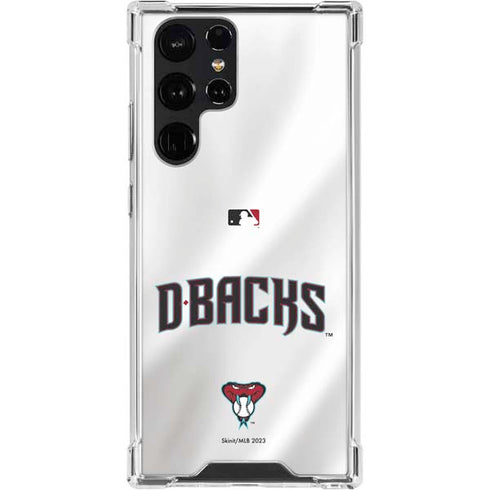 MLB Arizona Diamondbacks Home Jersey Galaxy S23 Ultra Clear Case