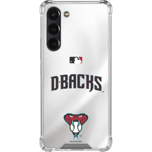 MLB Arizona Diamondbacks Home Jersey Galaxy S24 FE Clear Case