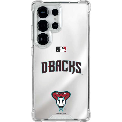 MLB Arizona Diamondbacks Home Jersey Galaxy S25 Ultra Clear Case