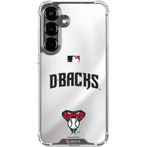 MLB Arizona Diamondbacks Home Jersey Galaxy S26 Clear Case