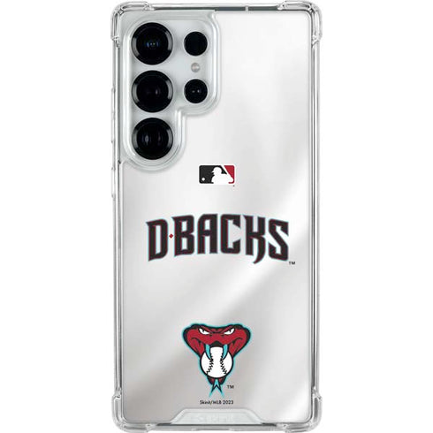 MLB Arizona Diamondbacks Home Jersey Galaxy S26 Ultra Clear Case