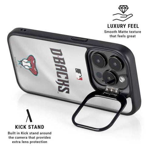 MLB Arizona Diamondbacks Home Jersey iPhone 14 Pro Max Kickstand Case