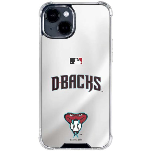 MLB Arizona Diamondbacks Home Jersey iPhone 15 Clear Case