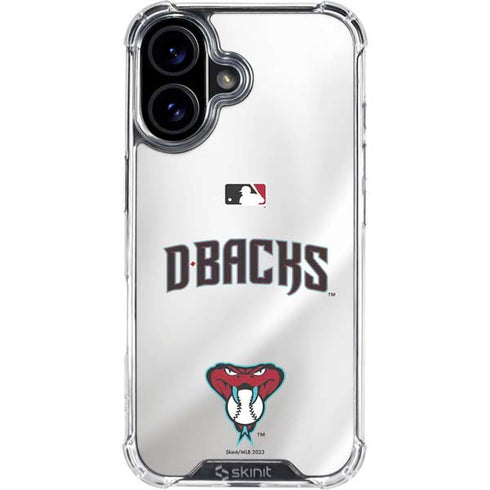 MLB Arizona Diamondbacks Home Jersey iPhone 16 Clear Case