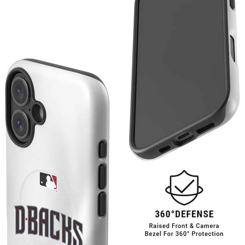 MLB Arizona Diamondbacks Home Jersey iPhone 16 Plus Magsafe Impact Case
