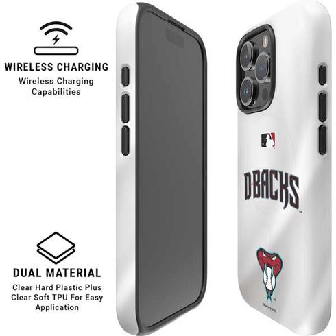 MLB Arizona Diamondbacks Home Jersey iPhone 16 Pro Magsafe Impact Case