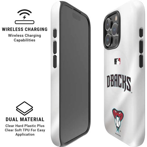 MLB Arizona Diamondbacks Home Jersey iPhone 16 Pro Max Magsafe Impact Case