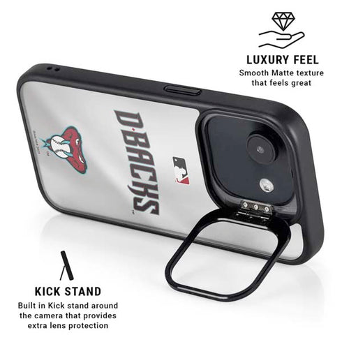 MLB Arizona Diamondbacks Home Jersey iPhone 16e Kickstand Case