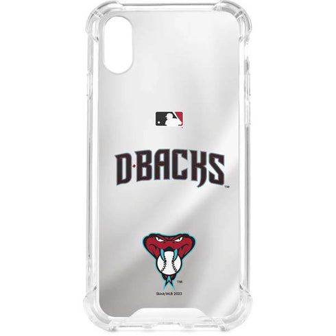 MLB Arizona Diamondbacks Home Jersey iPhone XS Clear Case