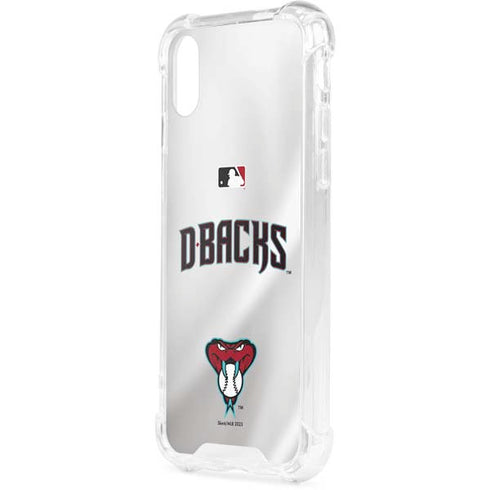 MLB Arizona Diamondbacks Home Jersey iPhone XS Clear Case
