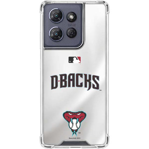 MLB Arizona Diamondbacks Home Jersey Moto G 5G (2025) Clear Case