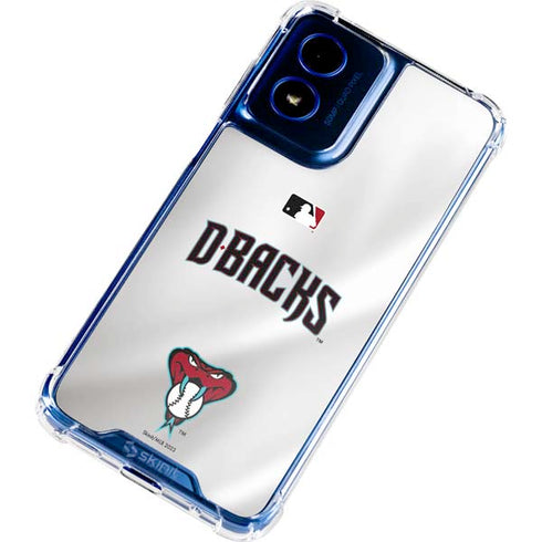 MLB Arizona Diamondbacks Home Jersey Moto G 5G (2024) Clear Case