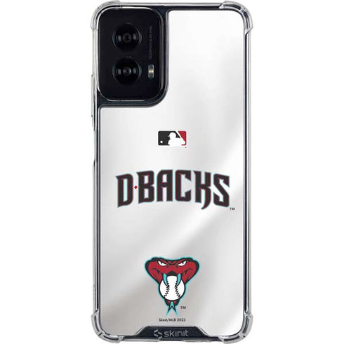 MLB Arizona Diamondbacks Home Jersey Moto G Power 5G (2024) Clear Case