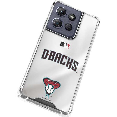 MLB Arizona Diamondbacks Home Jersey Moto G Power 5G (2025) Clear Case