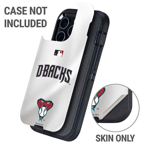 MLB Arizona Diamondbacks Home Jersey Otterbox Defender iPhone Skin