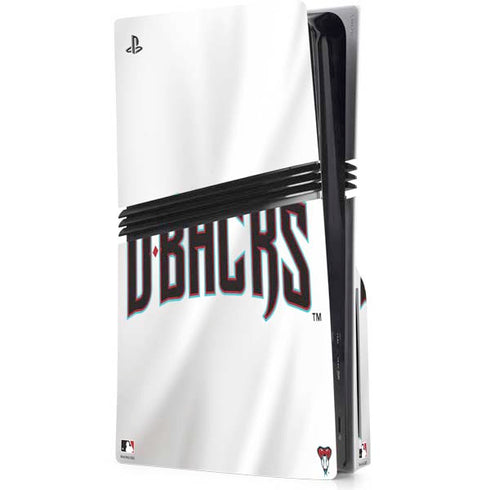 MLB Arizona Diamondbacks Home Jersey PS5 Pro Disk Console Skin