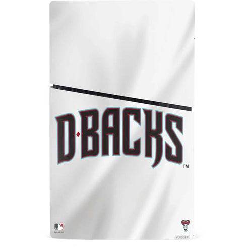MLB Arizona Diamondbacks Home Jersey PS5 Slim Digital Edition Console Skin