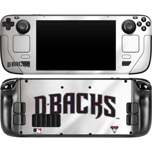 MLB Arizona Diamondbacks Home Jersey Steam Deck Handheld Gaming Computer OLED Skin