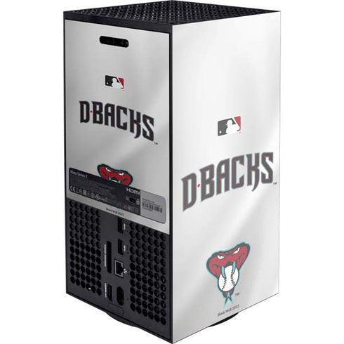MLB Arizona Diamondbacks Home Jersey XBox Series X Digital Edition Console Skin