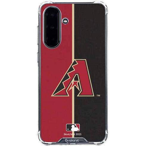 MLB Arizona Diamondbacks Split Galaxy A36 5G Clear Case