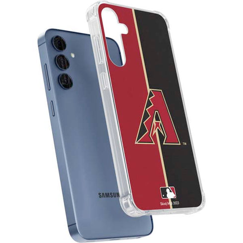 MLB Arizona Diamondbacks Split Galaxy A55 5G Clear Case