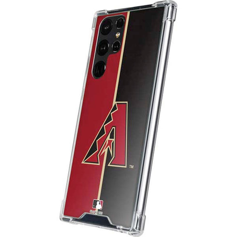 MLB Arizona Diamondbacks Split Galaxy S23 Ultra Clear Case