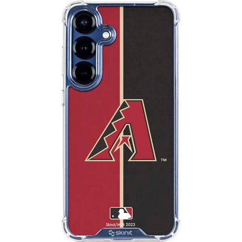 MLB Arizona Diamondbacks Split Galaxy S25 Plus Clear Case